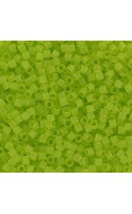 Miyuki delica Beads 11/0 - Matted transparent chartreuse DB-766